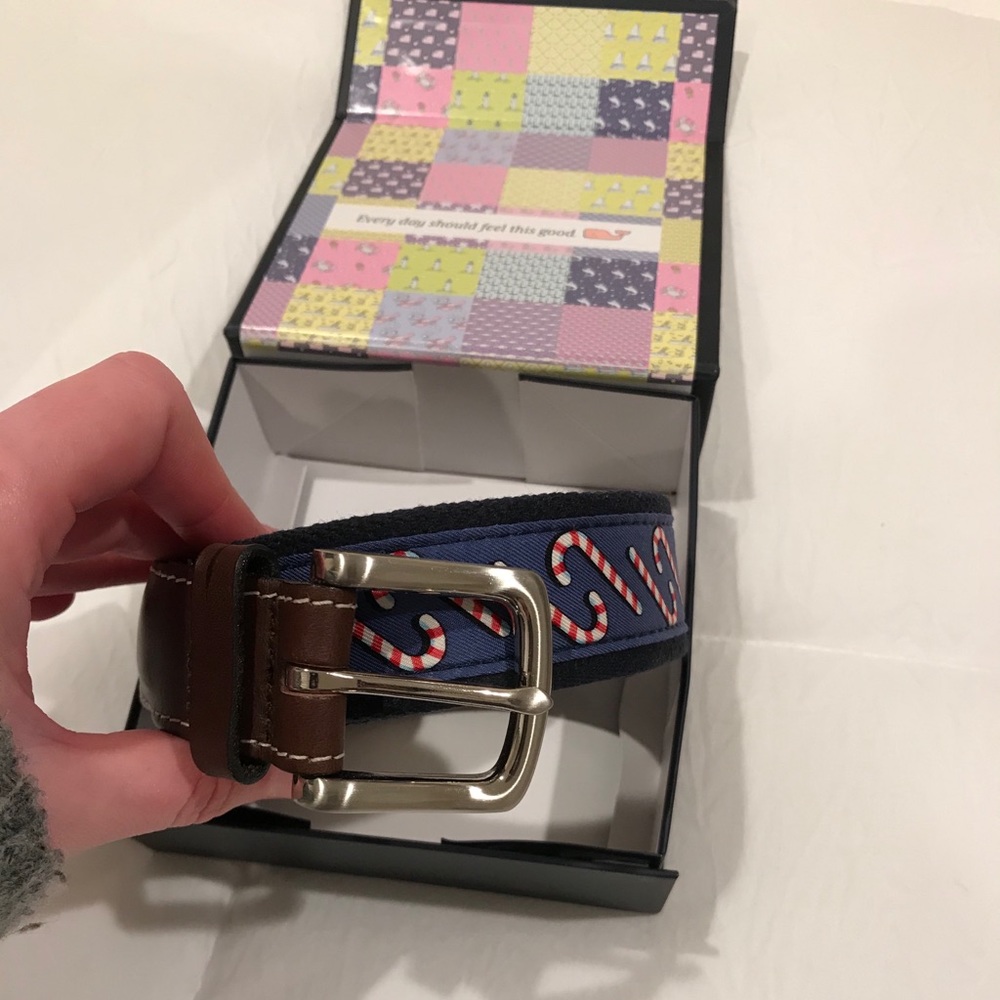 Vineyard Vines Candy Cane Belt